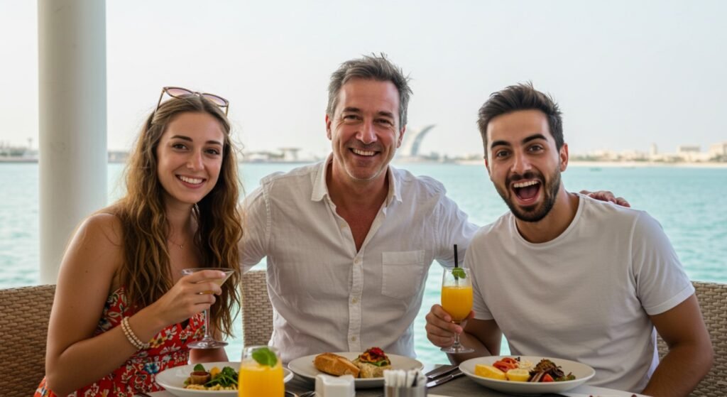 3. Brunch by the Water at Mamsha Al Saadiyat