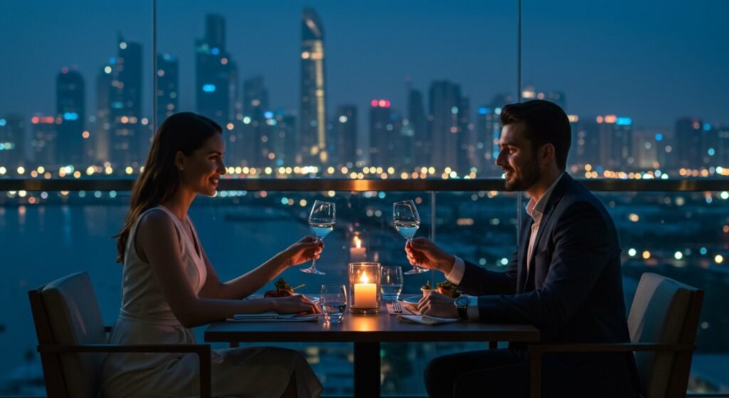 3. Dinner with a Skyline View