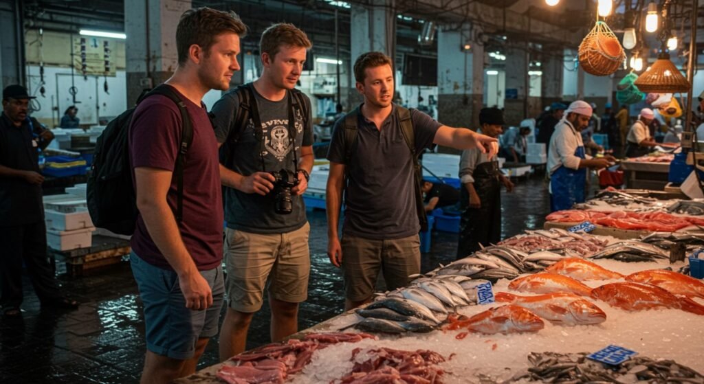 3. Explore Mina Zayed’s Fish Market at Sunrise