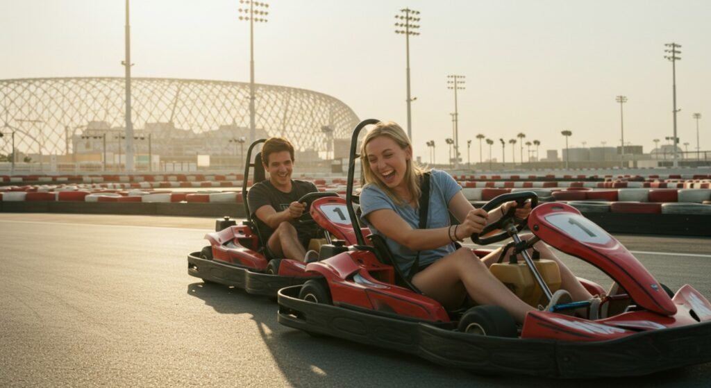 5. Go Karting and Chill at Yas Marina Circuit