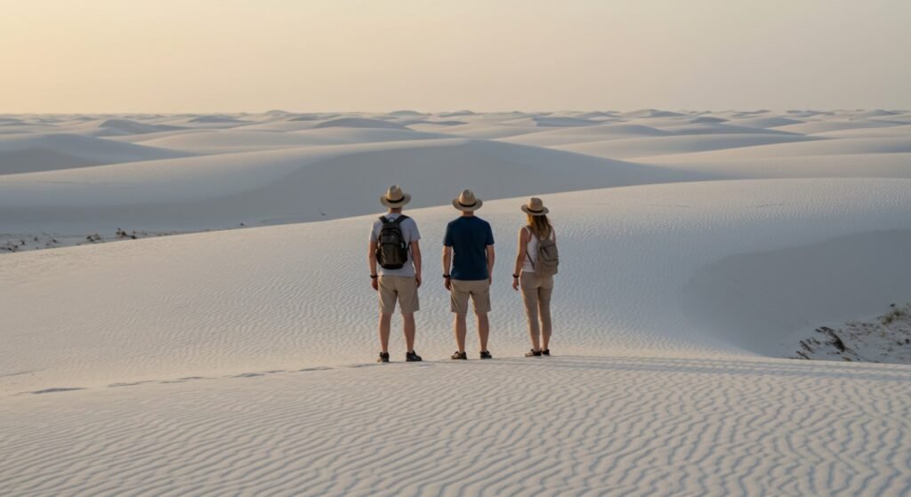 5. Visit Al Wathba Fossil Dunes at Golden Hour