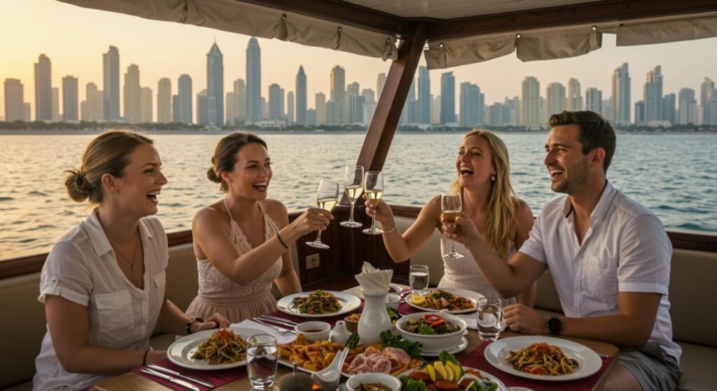 7. Book a Dhow Cruise with Dinner Along the Corniche