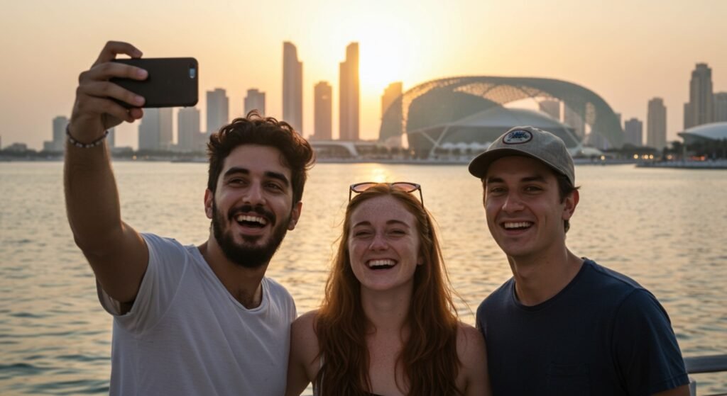 7. Catch the Sunset at Yas Bay Waterfront