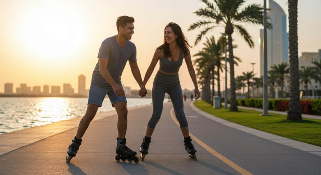 9. Bike or Skate Along Hudayriat’s Coastline