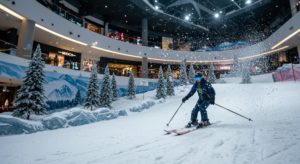 9. Go Indoor Skiing at Ski Abu Dhabi (Coming Soon)