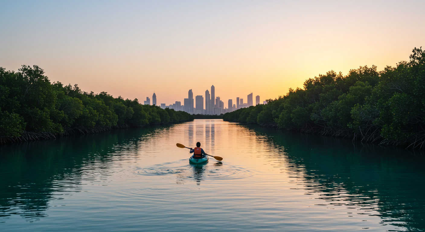 Best Place to Go Kayaking in Abu Dhabi
